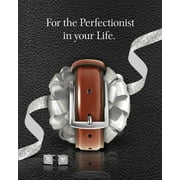 Genuine Leather Dress Belts For Men - Mens Belt For Suits, Jeans, Uniform With Single Prong Buckle - Designed in the USA