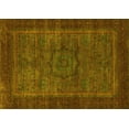 thumbnail image 1 of Ahgly Company Indoor Rectangle Abstract Yellow Modern Area Rugs, 5' x 8', 1 of 4