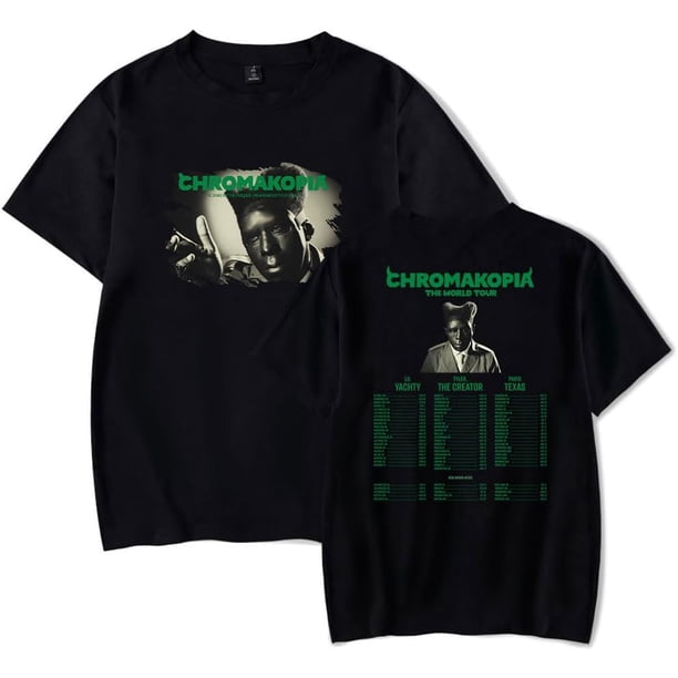 Chromakopia Unisex Short Sleeve T - Shirt Fashionable Merch Tee