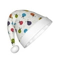 thumbnail image 2 of Cauagu Cute Ladybugs Pattern Christmas Hat for Kids,Xmas Holiday Hat Santa Hat for Boys & Girls Festive Headwear Accessories for Christmas/New Year/Holiday, 2 of 6