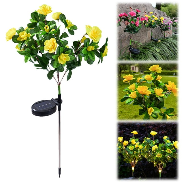 YOUMAI Household Imitation Power Flower Lights LED Outdoor Garden Yard Stake Lamp Decor