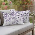 thumbnail image 2 of Outdoor Waterproof Pillow Covers Rustic Gradient Purple Leaves Decorative Throw Pillow Protectors,Pillowcase Cushion Cases for Patio Sofa Garden Couch,20x12in,Pack of 2, 2 of 14
