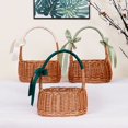 thumbnail image 3 of CNKOO Laundry Seagrass Baskets Souvenir Photographic Props With Handle Willow Wicker Rattan Hanging Flower Pot, 3 of 11