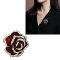 thumbnail image 3 of Broche Decorativo Para Ropa, Pin Con Forma De Camelia, Elegante, 3 of 7