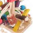thumbnail image 4 of Bird Perch Stand Toy Natural Wood Parrot Perch Bird Cage Branch Perch for Cockatiel, 4 of 6