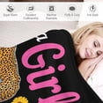 thumbnail image 6 of Just A Girl Who Love Cheetahs Blanket Cute Cheetahs Decor Throw Blanket Gifts for Girls Boys Super Warm Soft Plush Lightweight Fleece Flannel Blanket Couch Bedding Blanket for Kids Adult Women 50"x60", 6 of 6
