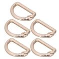 thumbnail image 1 of 5Pcs D Rings, Zinc Alloy Durable Metal D Rings Strong D Shape Rings For Clothes Backpack Bag DIY Accessories, 1 of 8
