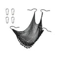 thumbnail image 1 of LOVIVER Filet de Sécurité pour Aire de Jeux pour Enfants Filet de Pont Double Couches Filet de Sécurité Noir, 1 of 8