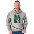 thumbnail image 5 of Beard Mode On Bluto Funny Bearded Hoodie Hooded Sweatshirt Men Brisco Brands S, 5 of 6
