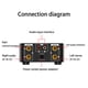 thumbnail image 5 of Bearachild Placa amplificadora de pantalla Digital de 100W, placa amplificadora eléctrica compatible con Bluetooth 5,0, amplificador de potencia Cables de audio/vídeo Plata, 5 of 6