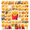 2A, variant on cartoon French Fries Stickers, Waterproof French Fries Sticker for Water Bottle Laptop Phone Cases Planner Skateboard Luggage Helmet Party Favor Decor, Ideal for Adults Teens Teacher Rewards
