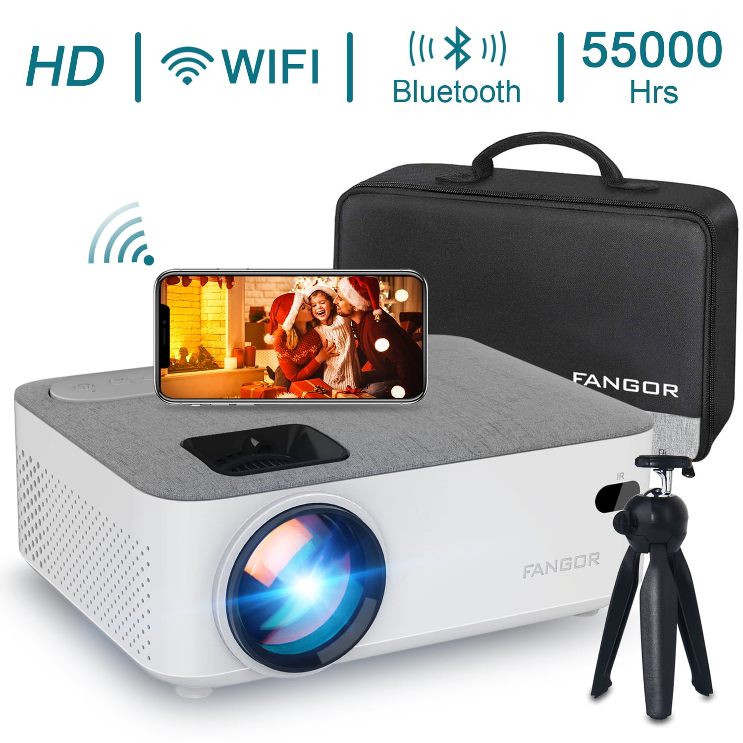 FANGOR Performance 701 Native 1080P Full HD Video Projector,Full 
