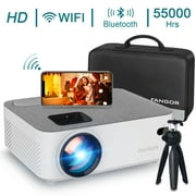 FANGOR Native 720P Projector, WiFi Projector with 200" Projection Size, Ideal for Home Theater
