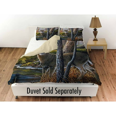 Thumbprintz Beaver Pond Buck Standard Sham, 30" x 22"