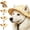 3PCS, variant on Dog Sun Hat,Adjustable Dog Bonnet with Ear Holes for Small Big Cats Dogs,Breathable Pet Bonnet for Beach Summer Walks