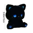 thumbnail image 3 of Chanana Black Cat Stuffed Animal, Cute Soft Cozy Pillow Plush, Black Cat Gifts for Adult Kids, 3 of 4
