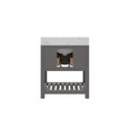 thumbnail image 7 of Water Creation Madalyn 30" Single Sink Wood Bathroom Vanity in Gray and White, 7 of 7