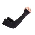 thumbnail image 5 of Tnobhg 1 Pair Unisex Ice Silk Sleeves Thin Anti-UV Sun Protection Solid Color Quick-drying Breathable High Elasticity Anti-slip Cycling Outdoor Fishing Cooling Arm Sleeves, 5 of 8
