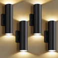 thumbnail image 1 of Luz de Pared Exterior GoBright 12W 3000K Impermeable Paquete de 4, 1 of 7