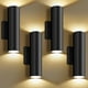 thumbnail image 1 of Luz de Pared Exterior GoBright 12W 3000K Impermeable Paquete de 4, 1 of 7