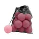 thumbnail image 4 of 18 piezas de pelotas de tenis resistentes al desgaste de 6,4 cm de diámetro, pelotas de entrenamiento elásticas, pelotas elásticas para actividades de Rosa claro, 4 of 8