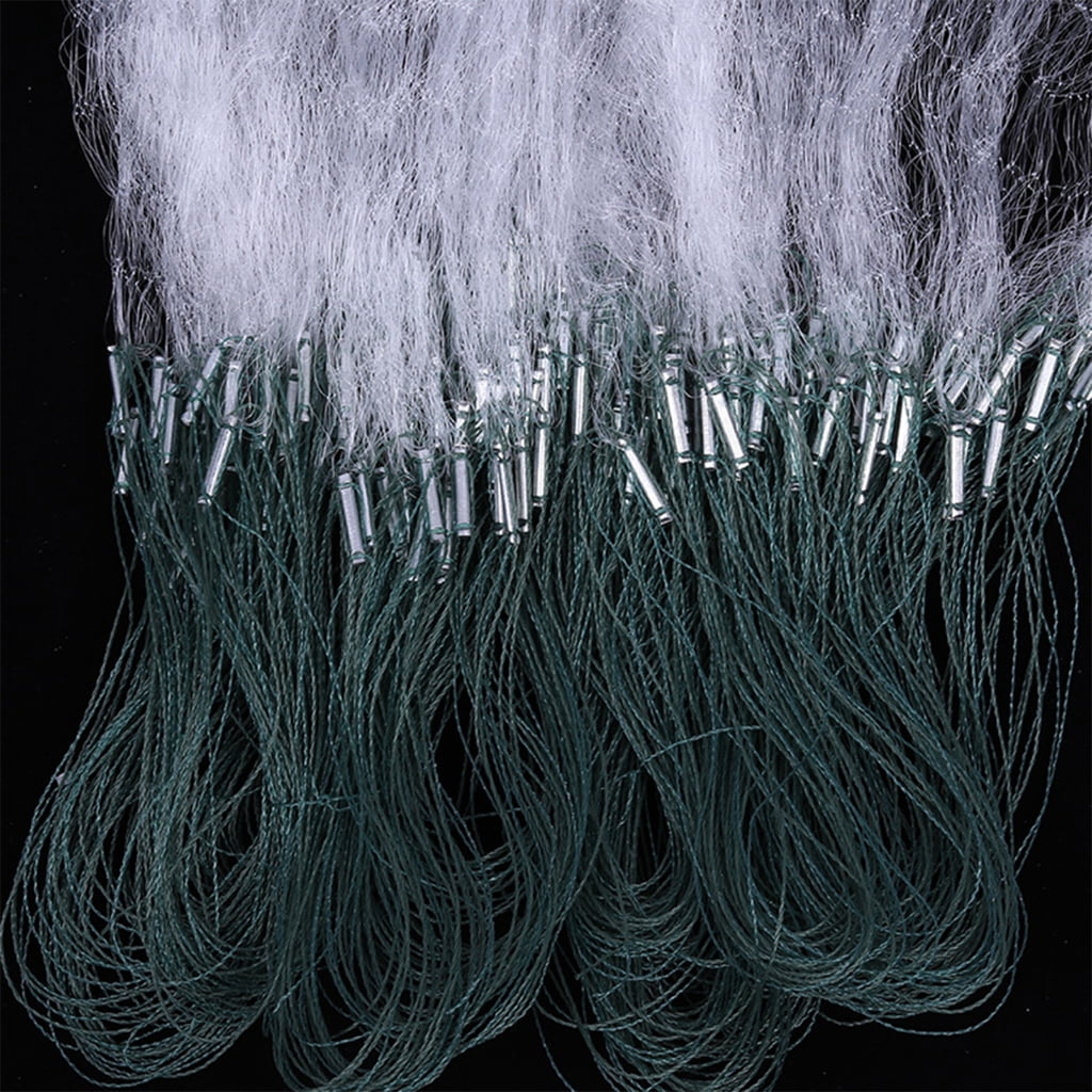 10Pcs Easy Throw Fly Fishing Net Portable Cast Fish Cage Fishing Casting Net Float Monofilament Gill Net Enduring
