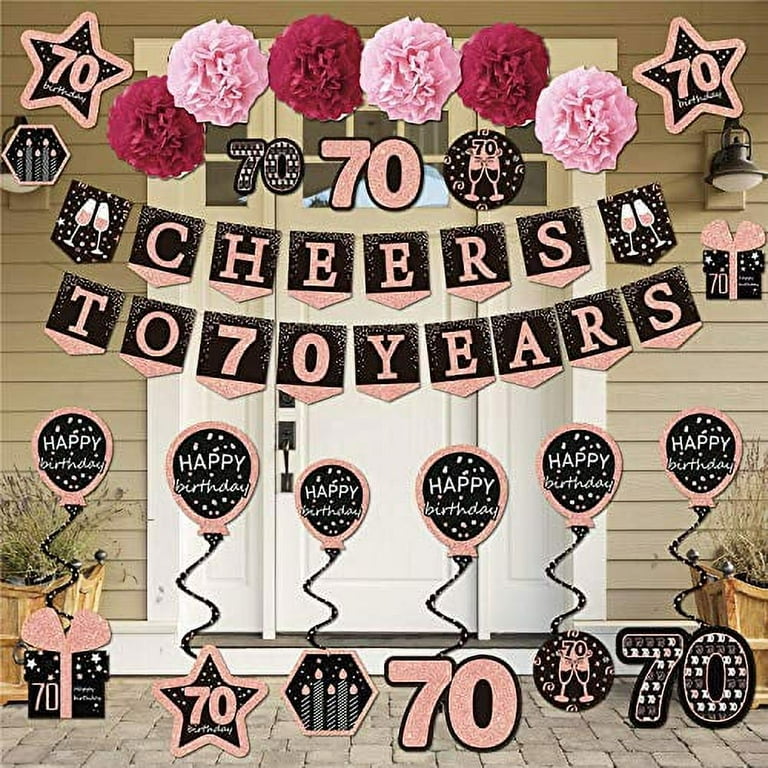 70th Birthday Decorations For Women