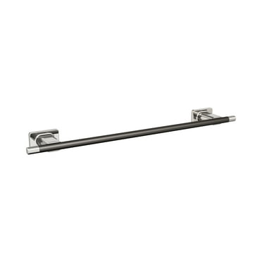 Amerock Esquire Polished Nickel/Gunmetal 18 inch (457mm) Towel Bar
