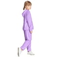 thumbnail image 6 of Arshiner Girls Velour 2 Pieces Tracksuits Outfits Athletic Hoodies Sweatshirts and Sweatpants Athletic Clothing Sets, 6 of 8