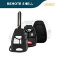 thumbnail image 2 of AKS KEYS Replacement for Chrysler Dodge Remote Key Shell Small Panic 4 Buttons Keyway Ilco Y159 Compatible with 2004 - 2012 Select Models. Shell Only, Electronic Board not Included, 2 of 5