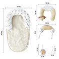 thumbnail image 5 of Almohadas Aila+Aiden 2 en 1 para tapete y soporte para sentarse Tummy Time, 5 of 5