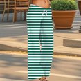 thumbnail image 3 of Wide Leg Pants for Women, Audhol Women's Casual Loose Wide Leg Pants with Pockets Palazzo Pants for Women Mint Green 3XL, 3 of 9