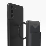 mophie snap+ Juice Pack Wallet 5K -Black - Magnetic Power Bank Compatible with MagSafe & Qi-Enabled Smartphones Works with Apple and Android phones (not compatible with iPhone 13 pro or 13 mini)
