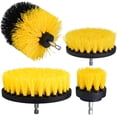 thumbnail image 1 of Juego de 4 cepillos para taladro, cepillos eléctricos, kit de cepillos de limpieza para superficies de baño, azulejos, lechada, pisos, ladrillo, mármol, automóvil, 1 of 5