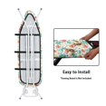 thumbnail image 4 of Kuiaobaty Highland Cow Flower Leaf Ironing Board Cover with Elastic Edge Soft Breathable Cover Resist Scorching Ironing Board Protector Home Decor, 4 of 5