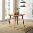 thumbnail image 2 of Pemberly Row Table à Manger Ronde Moderne en Bois, Couleur Gland Naturel, 2 of 7