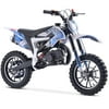 XtremepowerUS 50CC Off-Road Mini Dirt Bike Ride-On Dirt Bike 2-Strok EPA Motor Front/Rear Disc Brake (Blue/Black)