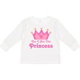 thumbnail image 3 of Inktastic Yes I Am the Princess Crown Girls Long Sleeve Toddler T-Shirt, 3 of 5