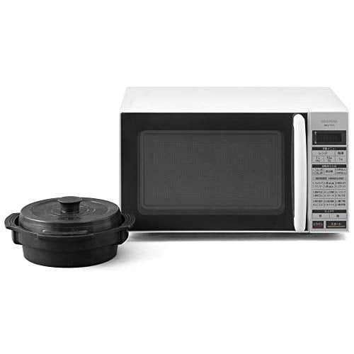 Iris Ohyama Microwave Oven 17L Turntable Hertz Free Double Sided