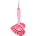 thumbnail image 3 of 20PCS Pink Heart Shape Plastic Measuring Spoons ,Total 5 Sets ，Each Set Include 4 Pieces Spoons (5), 3 of 3