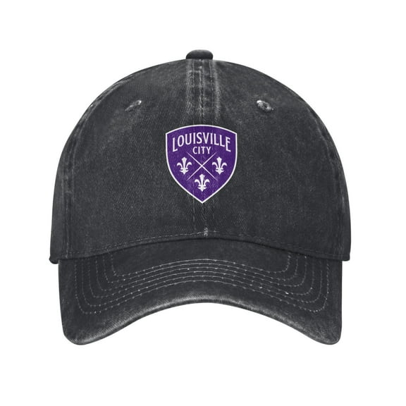 Louisville City Fc Hat Washed Cotton Baseball Cap For Outdoor, Travel & Daily Use