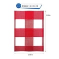 thumbnail image 3 of Mantel de Mesa Mainstays Mantel Rectangular de vinil afelpado  cuadro rojo 1.40 mt x 2.20 mt, 3 of 4
