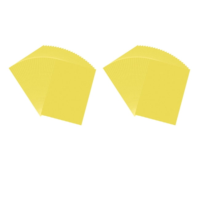50 Fundas para tarjetas CUTICAT Fundas protectoras para tarjetas amarillo