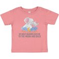 thumbnail image 3 of Inktastic My Great Grandpa Loves Me to the Moon and Back Elephants Boys or Girls Baby T-Shirt, 3 of 5