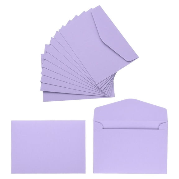 120Pcs Gift Cards Envelopes, Mini Envelopes for Business Mailing, Light Purple