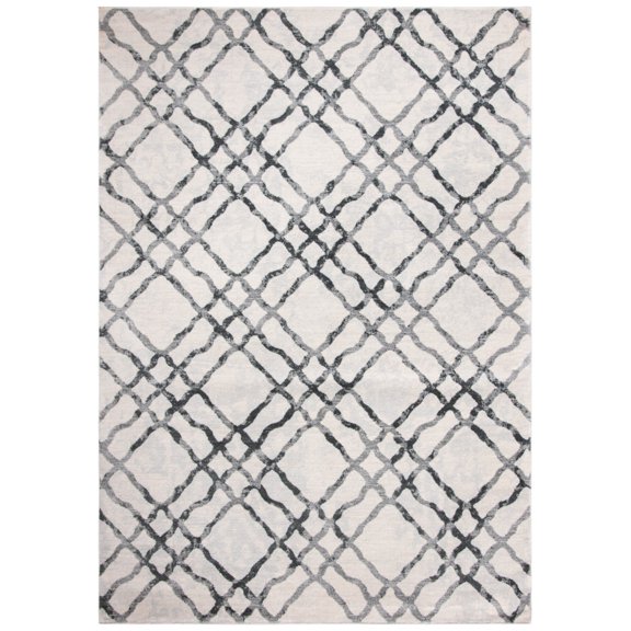 SAFAVIEH Isabella Collection ISA957B Ivory / Grey Rug