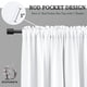 thumbnail image 5 of Cortinas separadoras de ambientes DONREN Blackout de 1,5 m x 2,4 m, color blanco, 5 of 7