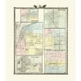 thumbnail image 3 of Warner 12x13 Black Modern Framed Museum Art Print Titled - Macomb, Marshall, Warsaw, Canton, Nauvoo, Tuscola, 3 of 5
