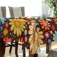 thumbnail image 5 of Yayeee Tablecloths 54" x 54" Rectangle Wrinkle Resistant Party Table Cover, Blooming Flowers, 5 of 8