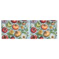 thumbnail image 6 of Yayeee Kitchen Valance Rod Pocket 54" x 18" Living Room Window Curtain, Floral Tomatoes, 6 of 6